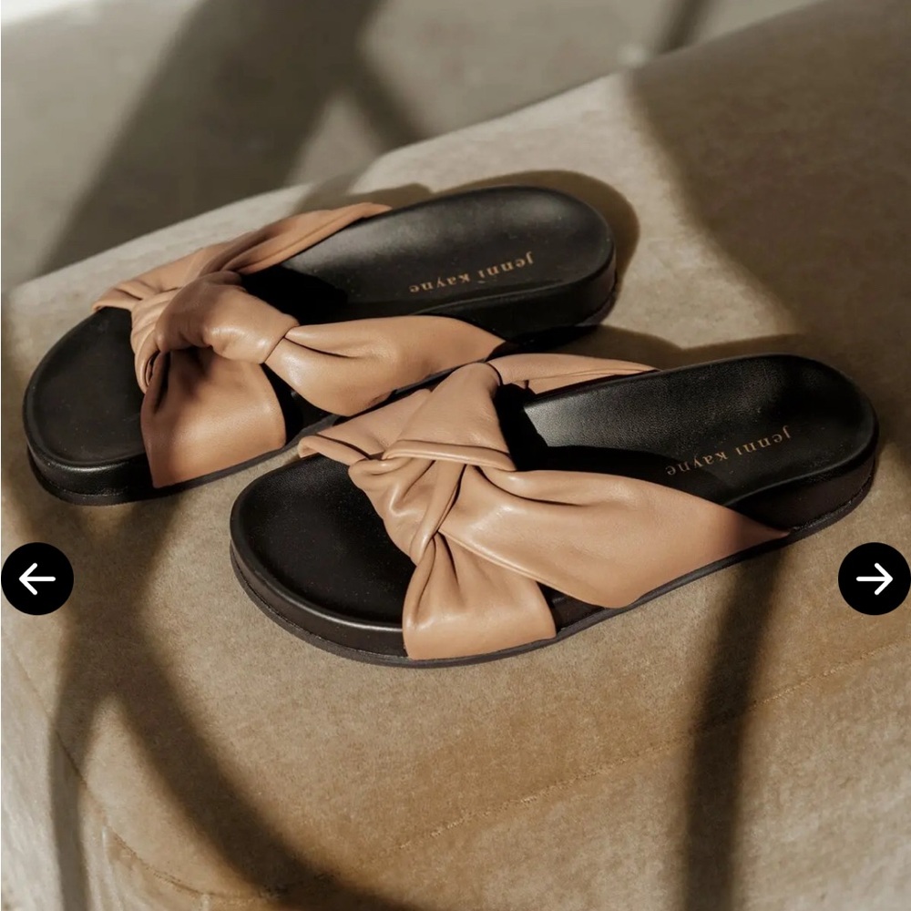 Jenni Kayne Leather Knot Sandal